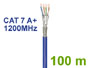 Cable rseau double blind 100m CAT 7A PIMF SSTP 1200Mhz SFTP pour installation fixe