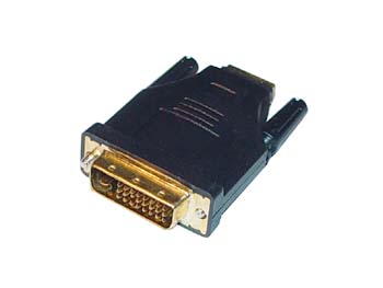 dvimhdmif Adaptateur DVI male vers HDMI femelle dor contacts dors