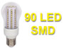 Ampoule 230v E27  90 LED SMD 3.5w blanc chaud basse consommation