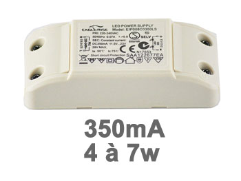 eip008c0350ls Alimentation LED pour 4  7 LED 350mA faible encombrement