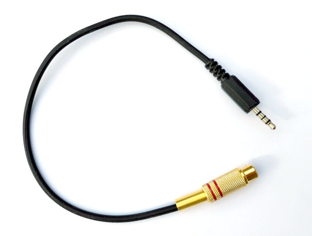 fiio2rcaf Adaptateur FIIO SPDIF Coaxial jack male 3.5mm vers RCA Femelle compatible X3II X5II X7 X5III X7II KA17 