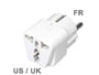 Adaptateur secteur prise FR vers US / UK avec terre