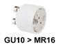 Adaptateur GU10 vers MR16 MR11 G4