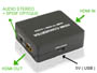 Convertisseur hdmi vers jack 3.5mm audio stro analogique + spdif optique 