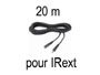 Rallonge jack mono 2.5mm male-femelle blinde pour irext et irext2  L=20m