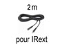 Rallonge jack 2.5mm stereo male-femelle blinde pour irext et irext2 L=2m