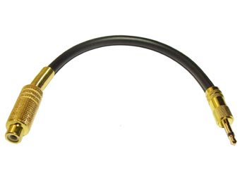 jkrca ADAPTATEUR SPDIF COAXIAL JACK MALE 3.5mm VERS RCA FEMELLE