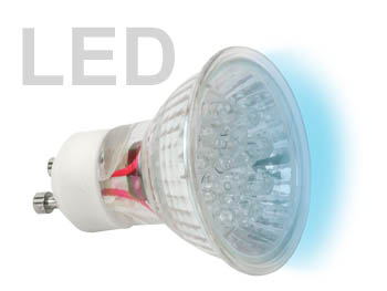 ledgu10b AMPOULE LED BLEUE 230V type GU10