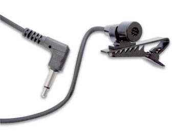 mictc2 Microphone cravate à électret avec support pince et fil de 4m