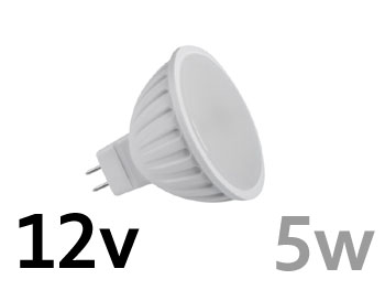 mr16cw5 Ampoule LED MR16 GU5.3 12v AC DC 5w 390Lm 120 Blanc froid 5300k lumire du jour