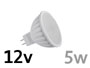 Ampoule LED MR16 12v AC DC 5w 390Lm 120° Blanc froid 5300k lumière du jour