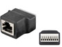 Fiche RJ45 avec sortie sur bornier  8 broches  insertion pour connexion fil