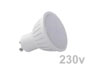 AMPOULE LED 1.2w 230V GU10 blanc lumire du jour grand angle 120 dpolie