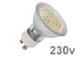 AMPOULE 60 LED 3.3w GU10 230V blanc froid haute puissance grand angle 120 