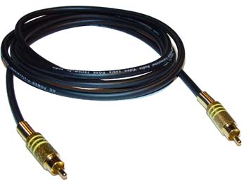 spdif_coax05 Cordon rca spdif cable coaxial Audio numérique L=0.5m 50cm