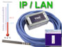 Thermometre IP Papouch TME Ethernet avec serveur web intgr et sonde tanche