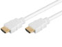 Cable / cordon HDMI blanc male-male OR HDCP L=5m avec ethernet