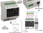 Contrleur  distance IP 4 sorties Relais via Internet et Android avec serveur web intgr. Ethernet RJ45 et wifi. Montage RAIL DIN