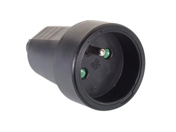 acf2b Prise secteur femelle avec Terre 230v 16A - connecteur Schuko
