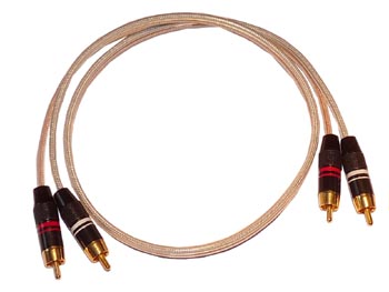 aummrcahq_07 Cable audio HQ stro faible longueur 2 rca male vers male , court L=70cm