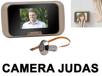 camset29 kit oeil de boeuf Judas électronique de porte avec écran LCD et caméra oeilleton (version sans percage)