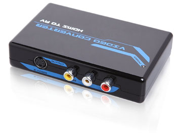 cvbs2hdmi Convertisseur video  + audio strereo 3 rca + svideo vers hdmi 1080p et 720p