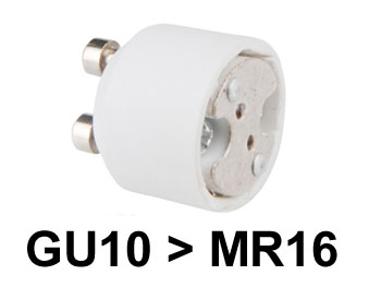 gu10mr16 Adaptateur GU10 vers MR16 MR11 G4