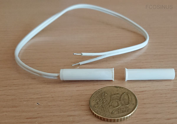 haa26 Velleman HAA26 | CONTACT MAGNETIQUE MINIATURE DISCRET A ENCASTRER NF Image haa26 Velleman HAA26 | Fcosinus