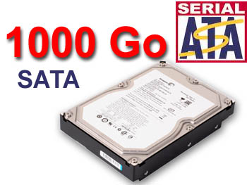 hdd1000sata Disque dur 1000Go 1To SATA certifi en usage vido-surveillance 24H/24