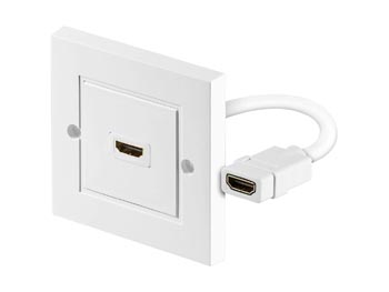 hdmisock Plastron prise murale hdmi encastrable blinde