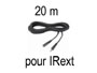 Rallonge jack mono 2.5mm male-femelle blindée pour irext et irext2  L=20m