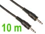 Cordon jack 3.5mm stéréo male male cable audio blindé L=10m