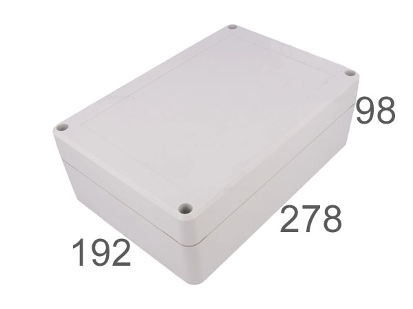 la1 Coffret boitier plastique gris clair 278 x 192 x 98mm �tanche pour montage �lectronique