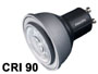 Ampoule LED CRI90 4w GU10 230v blanc chaud 2700k 40° dimmable