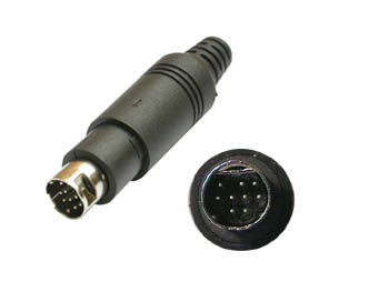 minidin_9 FICHE MINI DIN 9 BROCHES CONNECTEUR A SOUDER MALE
