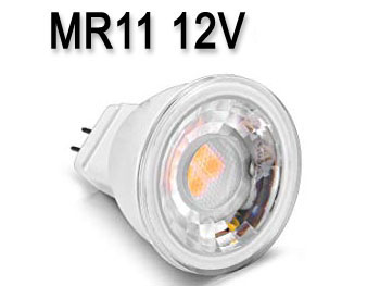 mr11ww40 AMPOULE LED haute puissance 4w 380Lm BLANC chaud 2700k type MR11 GU4 12V