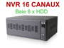 Enregistreur NVR 16 canaux H265 4K 480Fps AVH8516 pour cameras IP Avtech 1.3, 2, 5 et 8 mégapixels. compatible iphone / Android EAGLE EYES