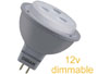 Ampoule LED MR16 12v DC dimmable 4w 230Lm 36° Blanc chaud 2700k