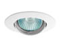 Spot encastrable rond orientable blanc mr16 / gu10 pour faux plafond