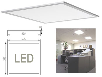 ovarb45 Dalle LED 60x60 ( 60cm x  60cm ) 230v 45w 3800LM pour faux plafond de bureaux et magasin