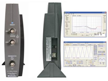 pcsgu250 OSCILLOSCOPE PC USB 2 x 12Mhz avec Logiciel Windows et Gnrateur de fonction & analyseur de spectres