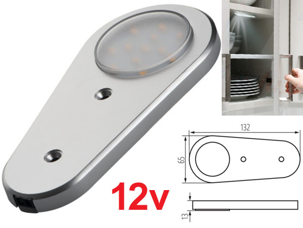 pirmo Eclairage LED 12v int�rieur de meuble allumage automatique � d�tection d'ouverture de porte. Id�al placard ou penderie.