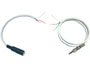 Kit de connexion jack 3.5mm male femelle pour utiliser un  cablage existant comme rallonge pour PEM7D