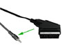 Cordon audio cable péritel male vers jack stéréo 3.5 male L=2m