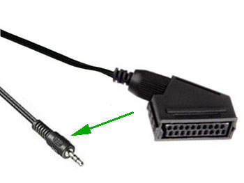 prtf2jk Cordon audio cable péritel FEMELLE vers jack stéréo 3.5 male L=2m