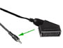 Cordon audio cable péritel FEMELLE vers jack stéréo 3.5 male L=2m