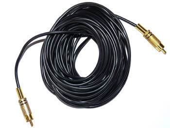 rca15 Cable cordon audio RCA L=15m ( compatible microphone mam8 et caméra avec audio )