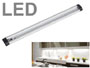 Rglette LED 30cm 12v haute luminosit pour clairage plan de travail de cuisine fixation sous meuble haut ou penderie. Allumage tactile