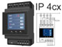 Contrôleur à distance IP 4 sorties relais 230v via Internet et Android avec serveur web intégré. Ethernet RJ45 et wifi. Montage RAIL DIN