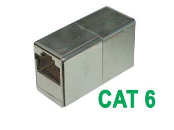 rj45cpl Coupleur r�seau blind� ethernet 2 x rj45 femelle cat 6 - boitier m�tal.
